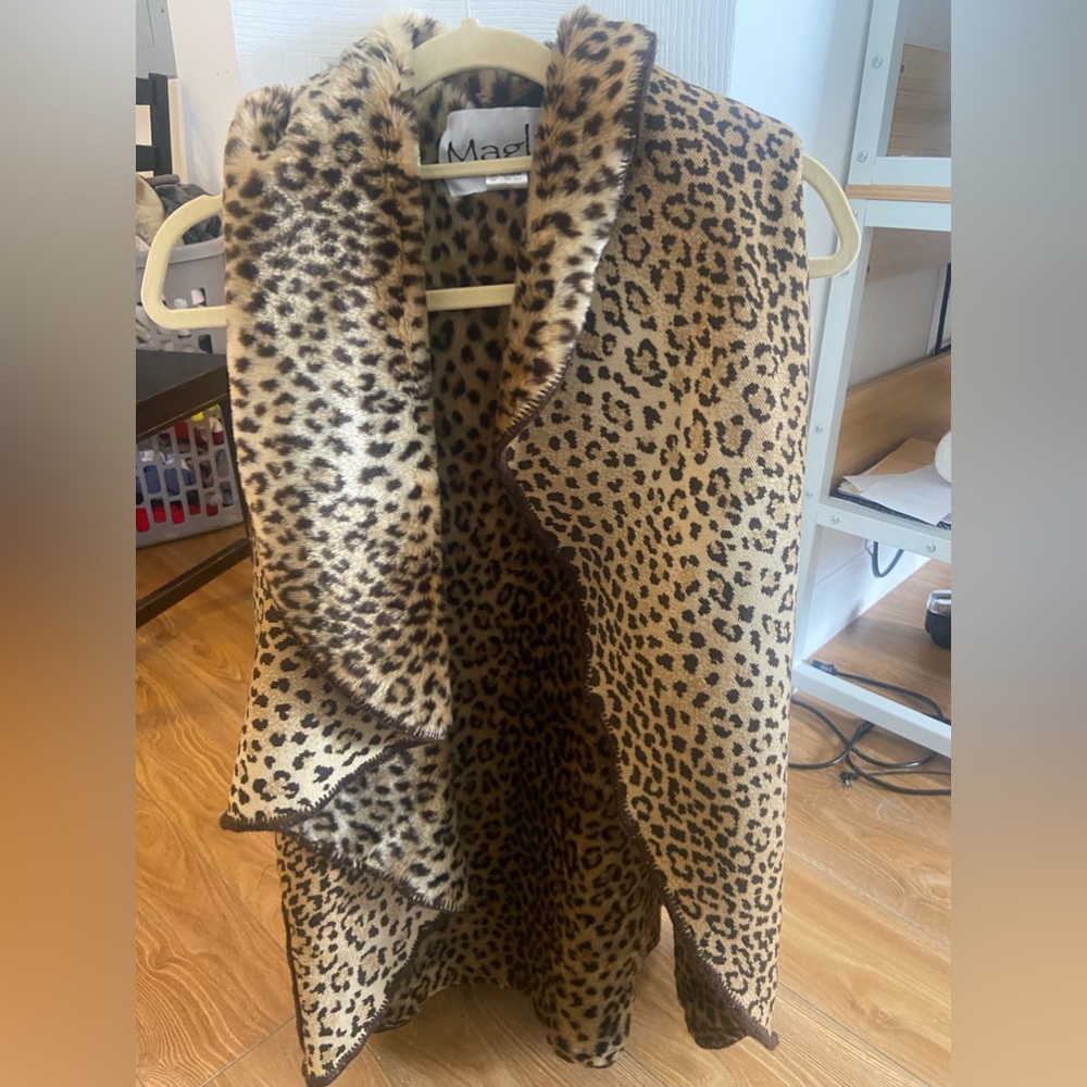Maglia faux fur vest
